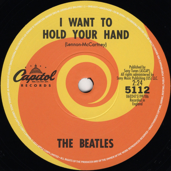 The Beatles - I Want To Hold Your Hand / I Saw Her Standing There | Capitol Records (5112) - 4 The Beatles - I Want To Hold Your Hand / I Saw Her Standing There | Capitol Records (5112) - 4