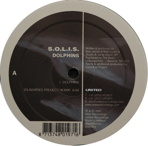 S.O.L.I.S. - Dolphins | Alien Recordings (Alien024) - 2