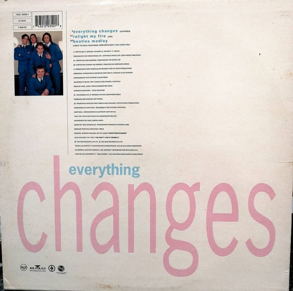 Take That - Everything Changes | RCA (74321 20350 1) - 2