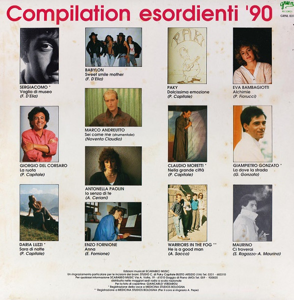 Various - Compilation Esordienti '90 | Green Records (GRNL 031) - 2 Various - Compilation Esordienti '90 | Green Records (GRNL 031) - 2