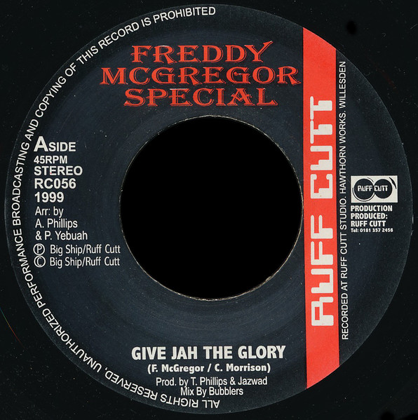 Freddie McGregor - Give Jah The Glory | Ruff Cutt (RC056) - main
