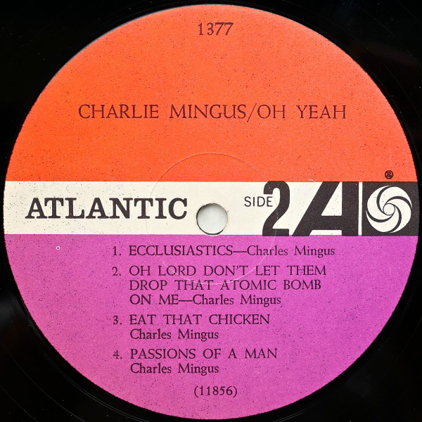 Charles Mingus - Oh Yeah | Atlantic (1377) - 4