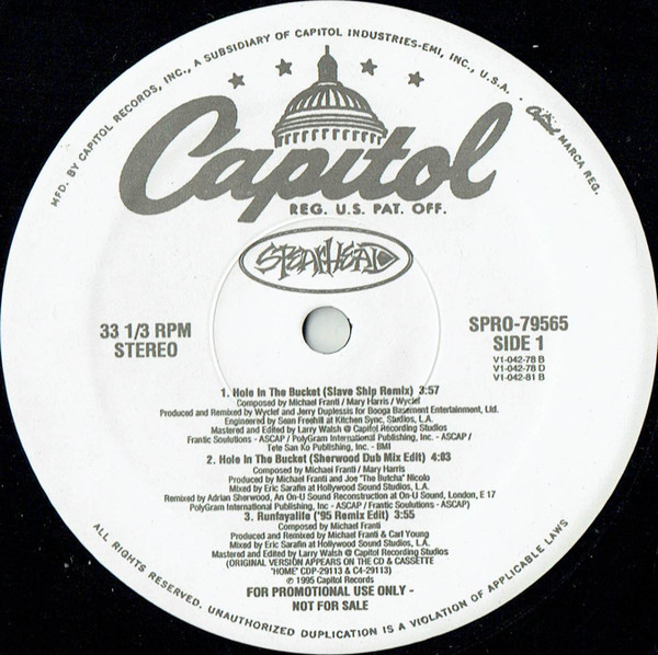 Spearhead - Hole In The Bucket | Capitol Records (SPRO-79565) - main