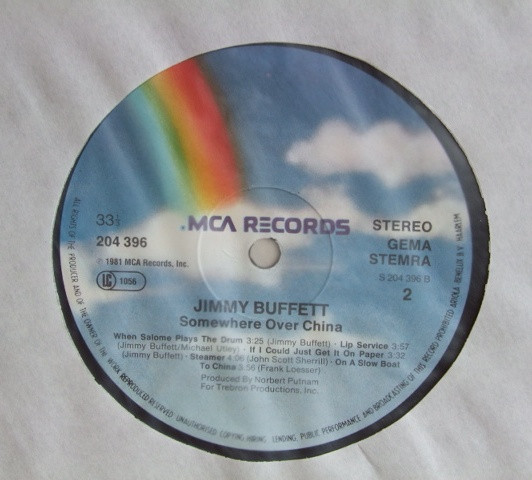 Jimmy Buffett - Somewhere Over China | MCA Records (204 396) - 4