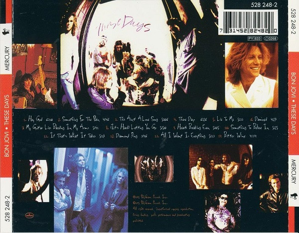 Bon Jovi - These Days | Mercury (528 248-2) - 2