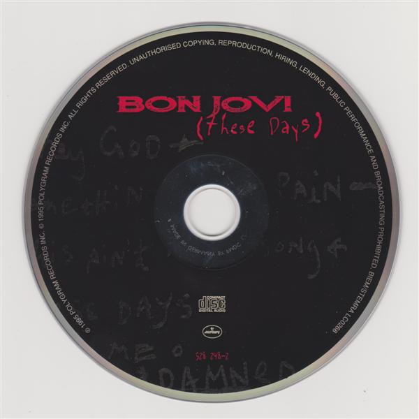 Bon Jovi - These Days | Mercury (528 248-2) - 3
