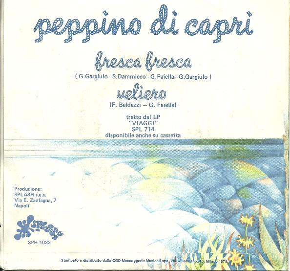 Peppino Di Capri - Fresca Fresca | Splash (SPH 1033) - 2