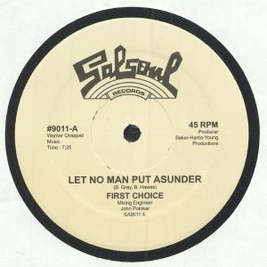 First Choice - Let No Man Put Asunder | Salsoul Records (#9011)