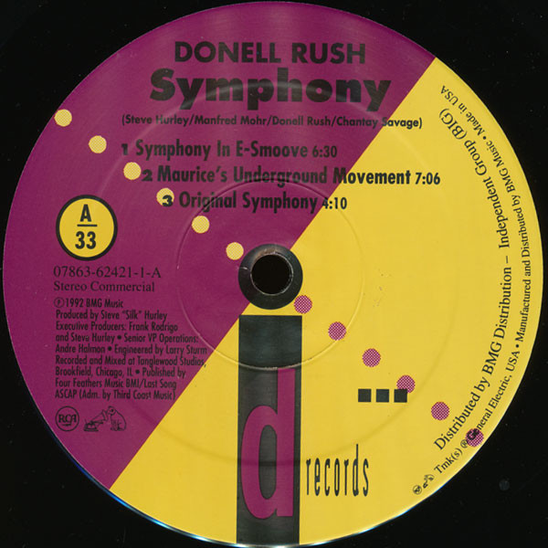 Donnell Rush - Symphony | ID Records (ID 1013)