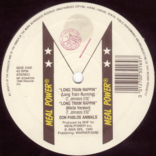 Don Pablos Animals - Long Train Rappin / A Different Story | Meal Power (MP 875467-24) - main