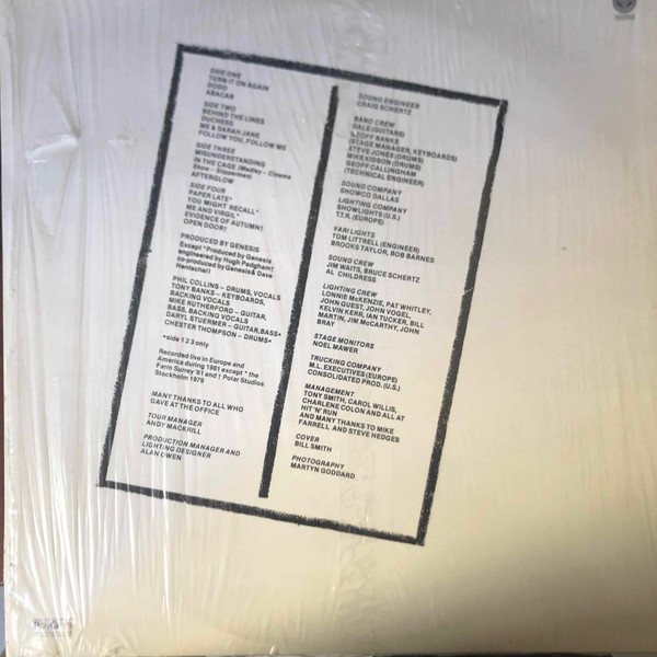 Genesis - Three Sides Live | Vertigo (6650 008) - 2