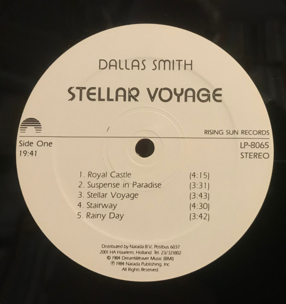 Dallas Smith - Stellar Voyage | Narada Publishing, Inc. (LP-8065) - 3