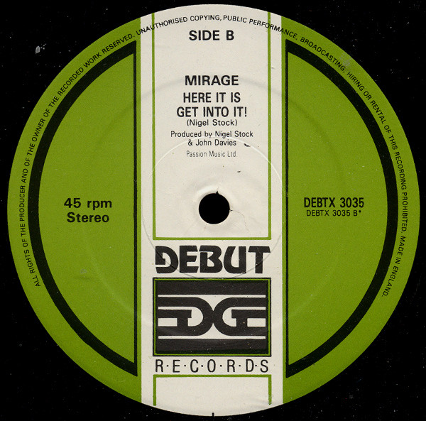 Mirage - Jack Mix IV | Debut Edge Records (DEBTX 3035) - 4