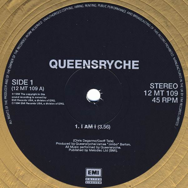Queensrÿche - I Am I | EMI (12 MT 109) - 4
