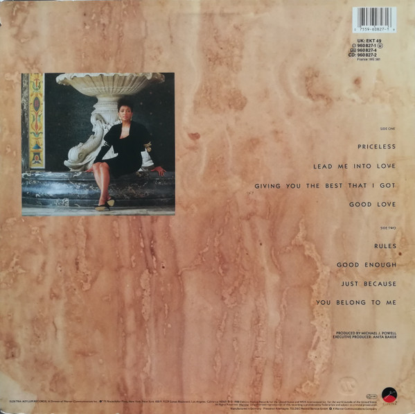 Anita Baker - Giving You The Best That I Got | Elektra (EKT 49) - 2