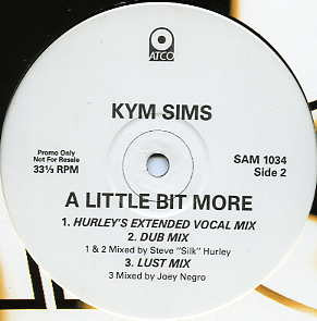 Kym Sims - A Little Bit More | EastWest (SAM 1034) - 4