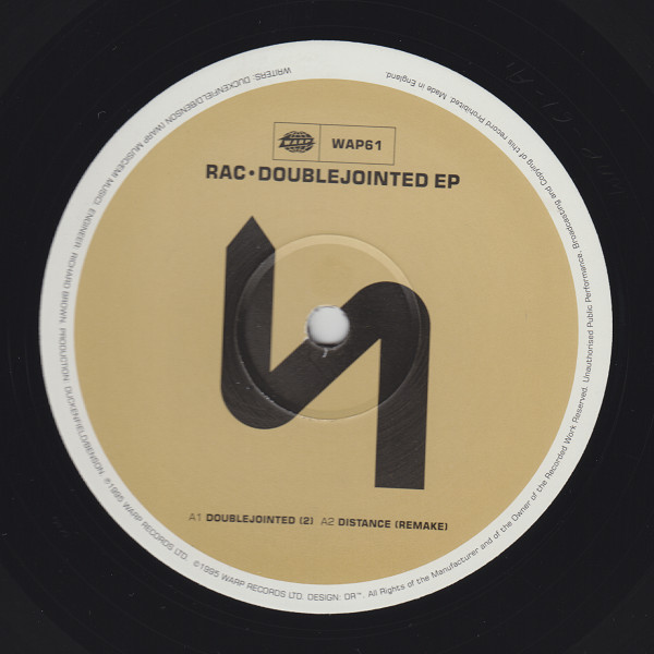RAC - Doublejointed EP | Warp Records (WAP61) - 3 RAC - Doublejointed EP | Warp Records (WAP61) - 3