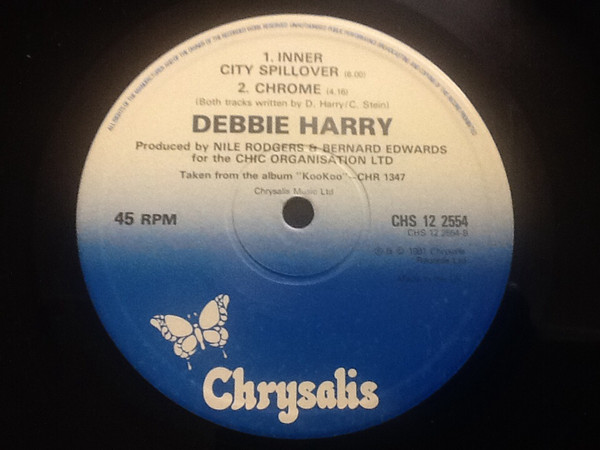 Deborah Harry - The Jam Was Moving | Chrysalis (CHS 12 2554) - 4 Deborah Harry - The Jam Was Moving | Chrysalis (CHS 12 2554) - 4