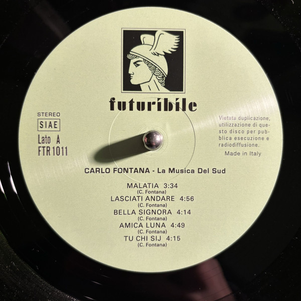 Carlo Fontana - La Musica Del Sud | Futuribile (FTR 1011) - 2