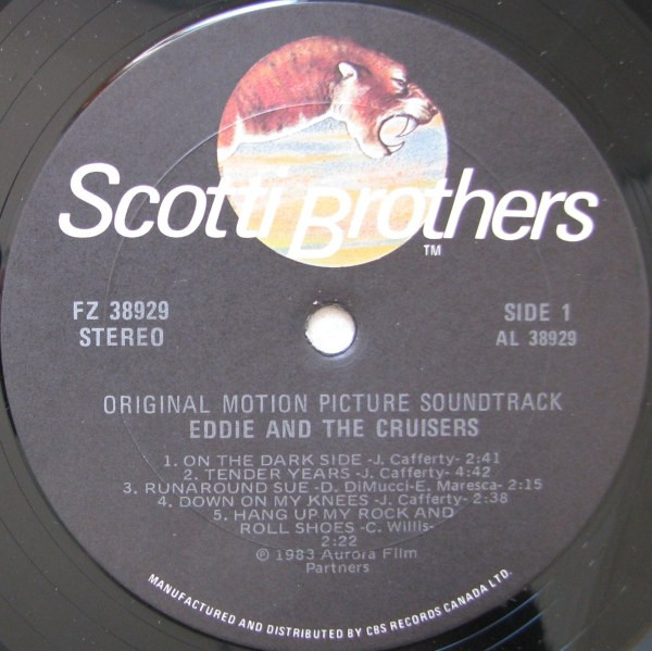 John Cafferty And The Beaver Brown Band - Eddie And The Cruisers (Original Motion Picture Soundtrack) | Scotti Bros. Records (FZ 38929) - 3 John Cafferty And The Beaver Brown Band - Eddie And The Cruisers (Original Motion Picture Soundtrack) | Scotti Bros. Records (FZ 38929) - 3