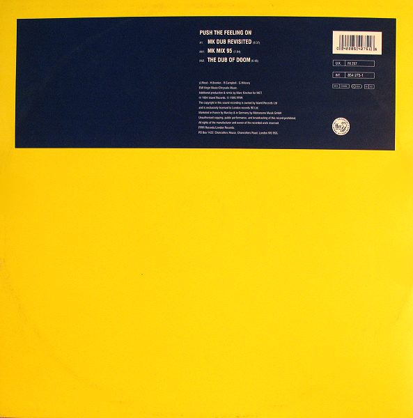 Nightcrawlers - Push The Feeling On (New MK Mixes For '95) | FFRR (FX 257) - 2