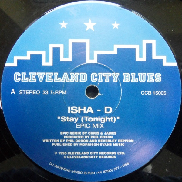 Isha-D - Stay (Tonight) | Cleveland City Blues (CCB 15005) - 2 Isha-D - Stay (Tonight) | Cleveland City Blues (CCB 15005) - 2