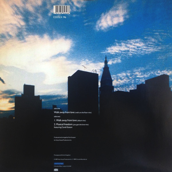 Paul Simpson Featuring Anthony White - Walk Away From Love | Cooltempo (COOLX 196) - 2 Paul Simpson Featuring Anthony White - Walk Away From Love | Cooltempo (COOLX 196) - 2