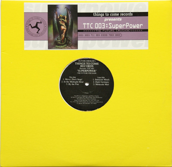 SuperPower - The Future Crusade | Things To Come Records (TTC-003)