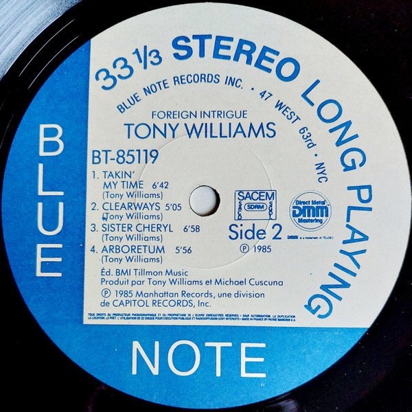 Anthony Williams - Foreign Intrigue | Blue Note (BT 85119) - 4