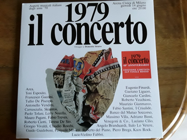 Various - 1979 Il Concerto - Omaggio A Demetrio Stratos | Sony Music (19075869641)