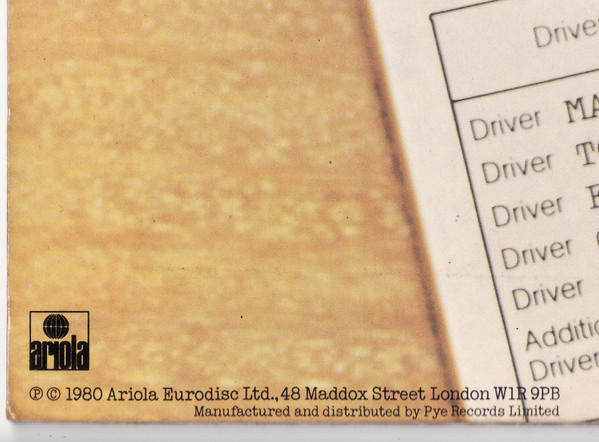 Krokus - Metal Rendez-vous | Ariola (ARL 5056) - 4