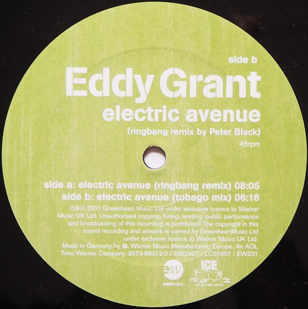 Eddy Grant - Electric Avenue (Ringbang Remix) | Eastwest (8573-88972-0) - 3 Eddy Grant - Electric Avenue (Ringbang Remix) | Eastwest (8573-88972-0) - 3
