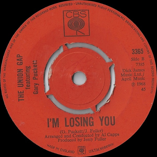 Gary Puckett & The Union Gap - Young Girl | CBS (3365) - 2