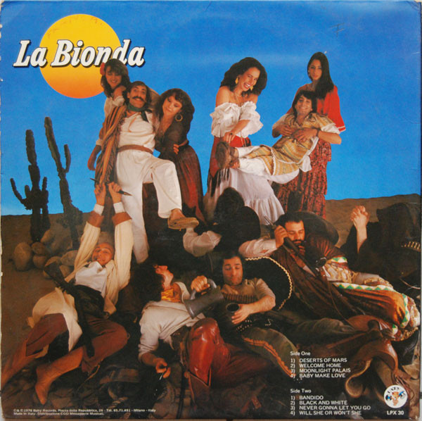 La Bionda - Bandido | Baby Records (LPX 30) - 2 La Bionda - Bandido | Baby Records (LPX 30) - 2