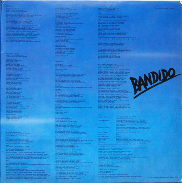 La Bionda - Bandido | Baby Records (LPX 30) - 6 La Bionda - Bandido | Baby Records (LPX 30) - 6