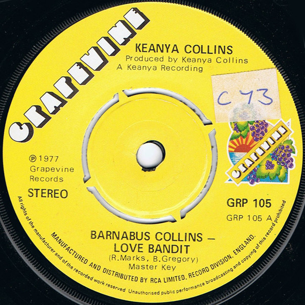 Keanya Collins - Barnabus Collins - Love Bandit | Grapevine (GRP 105)