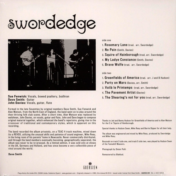 Swordedge - Swordedge | Guerssen (GUESS138) - 2