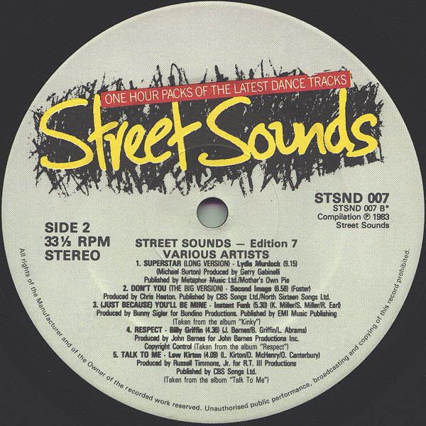 Various - Street Sounds Edition 7 | Street Sounds (STSND 007) - 4