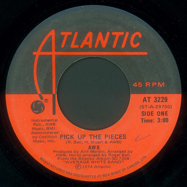 Average White Band - Pick Up The Pieces | Atlantic (AT 3229) - main