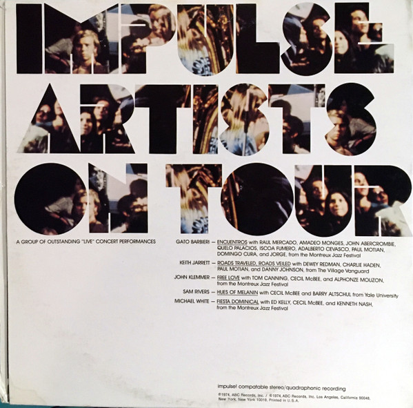 Various - Impulse Artists On Tour | Impulse! (AS-9264) - 2