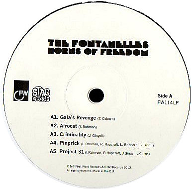 The Fontanelles - Horns Of Freedom | First Word Records (FW114LP) - 2