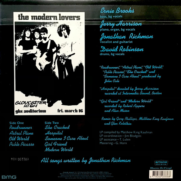 The Modern Lovers - The Modern Lovers | BMG (MOVLP1681) - 2