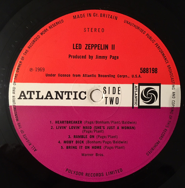 Led Zeppelin - Led Zeppelin II | Atlantic (588198) - 3 Led Zeppelin - Led Zeppelin II | Atlantic (588198) - 3