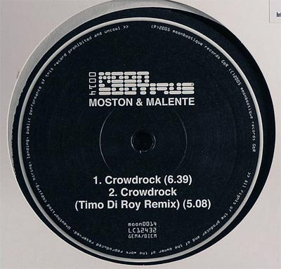 Moston & Malente - Tight With You / Crowdrock | Moonbootique Records (moon0014) - 2 Moston & Malente - Tight With You / Crowdrock | Moonbootique Records (moon0014) - 2