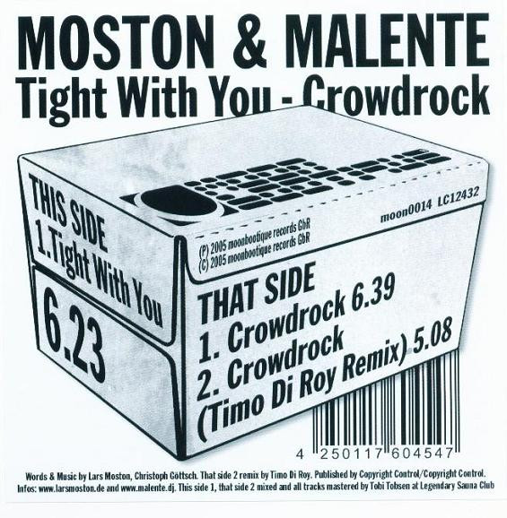 Moston & Malente - Tight With You / Crowdrock | Moonbootique Records (moon0014) - 3 Moston & Malente - Tight With You / Crowdrock | Moonbootique Records (moon0014) - 3