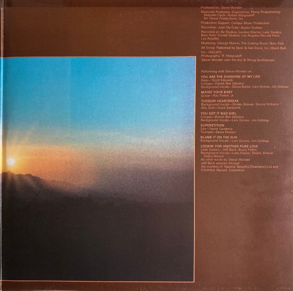 Stevie Wonder - Talking Book | Tamla Motown (2C 066-93880) - 3 Stevie Wonder - Talking Book | Tamla Motown (2C 066-93880) - 3