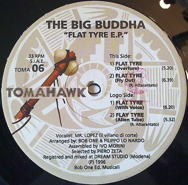 The Big Buddha DJ Ivo Morini - Flat Tyre E.P. | Tomahawk Records (TOMA 06) - 3