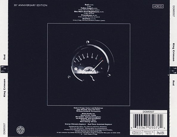 King Crimson - Red | Discipline Global Mobile (DGM0507) - 2