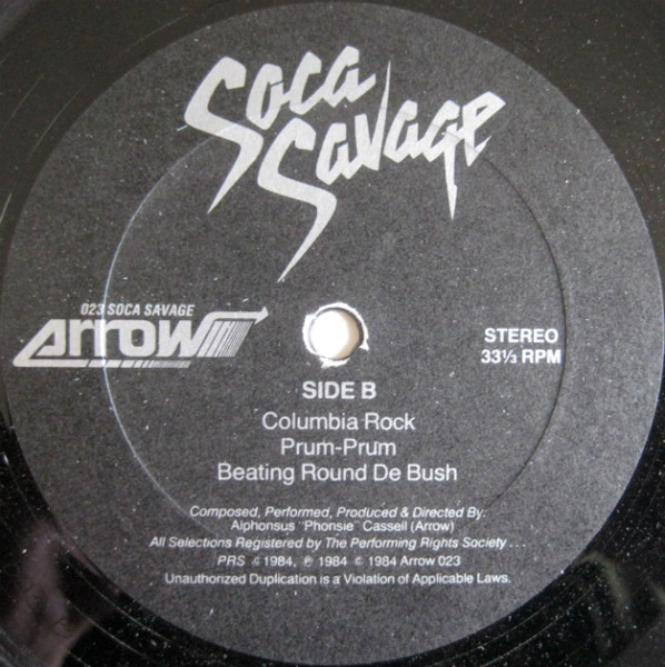 Arrow - Soca Savage | Arrow Records (023) - 4