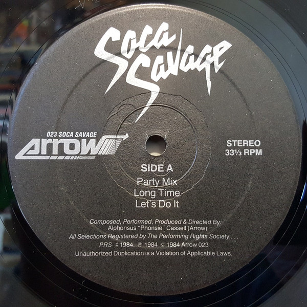 Arrow - Soca Savage | Arrow Records (023) - 3